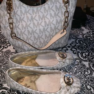 Michael Kors bag with matching shoes